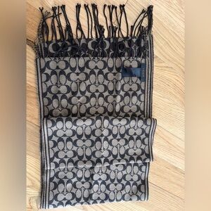 Coach Classic Monogram Wool Scarf